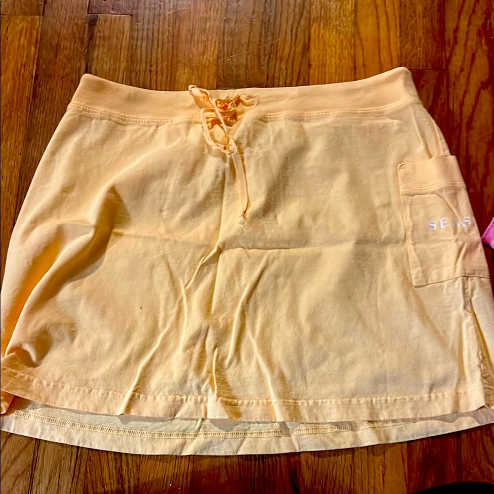 Seaside Yellow Mini Skirt